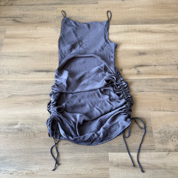 Free People gray Day to Night Convertible Slip Dress - Small - Picture 7 of 8